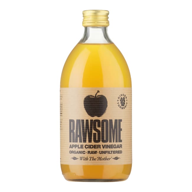 Rawsome Eplecidereddik med moder + ingefær og gurkemeie økologisk 500ml