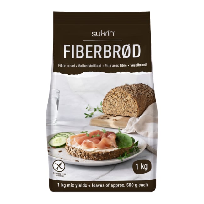 Sukrin Fiberbrød brødmiks 1000g