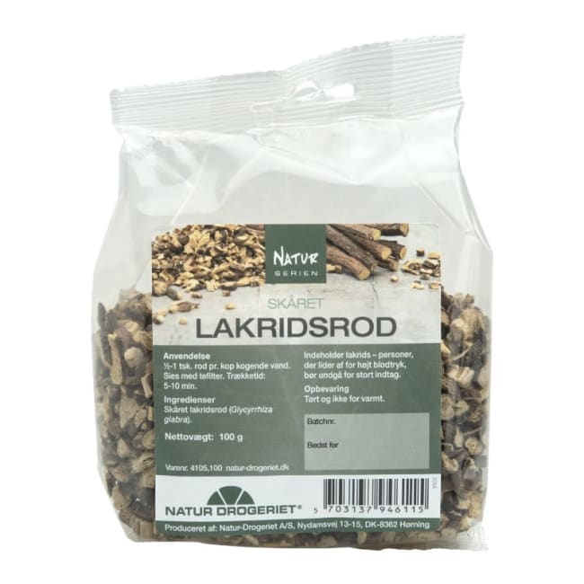 Lakrisrot skåret 100g Tørket urt