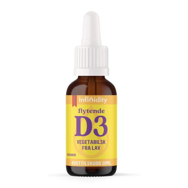 Influidity Flytende vegansk D3 30ml