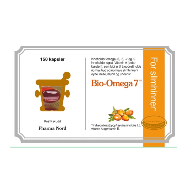 Bio-Omega 7 150 kapsler