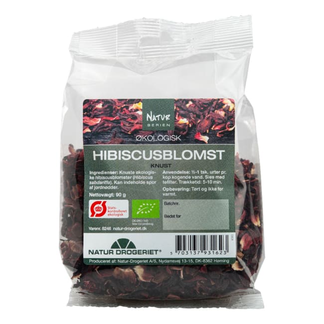 Hibiscusblomst (Sabdariffa) øko 90g, knust