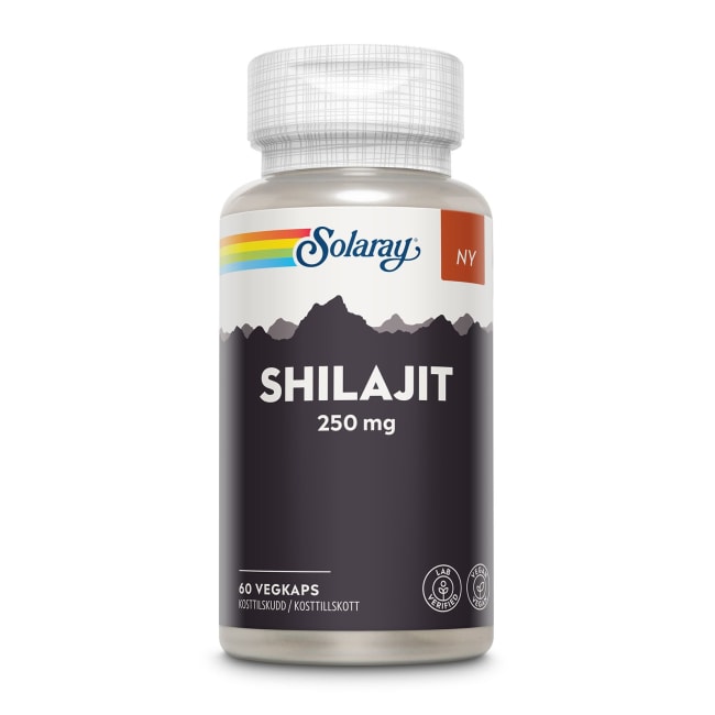 Solaray Shilajit 250mg 60 kapsler