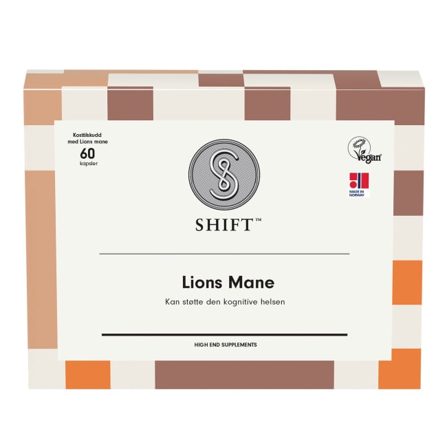 SHIFT Lions Mane 60 kapsler