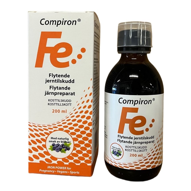 Compiron III-verdig jerntilskudd 200ml