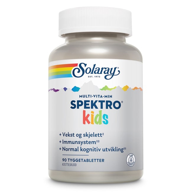 Solaray Spektro Kids 90 tabletter