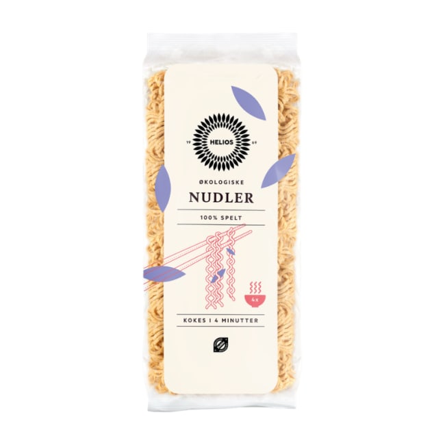 Helios Spelt nudler økologisk 250g