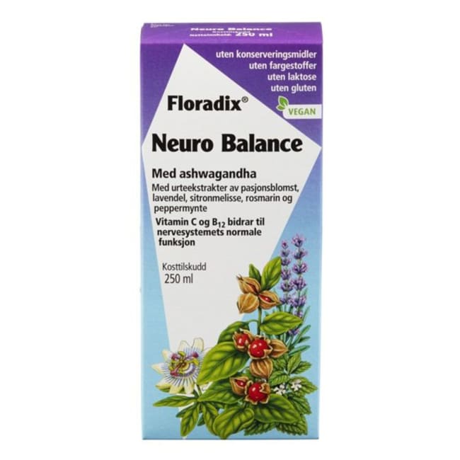 Floradix Neurobalance m/Ashwagandha 250ml