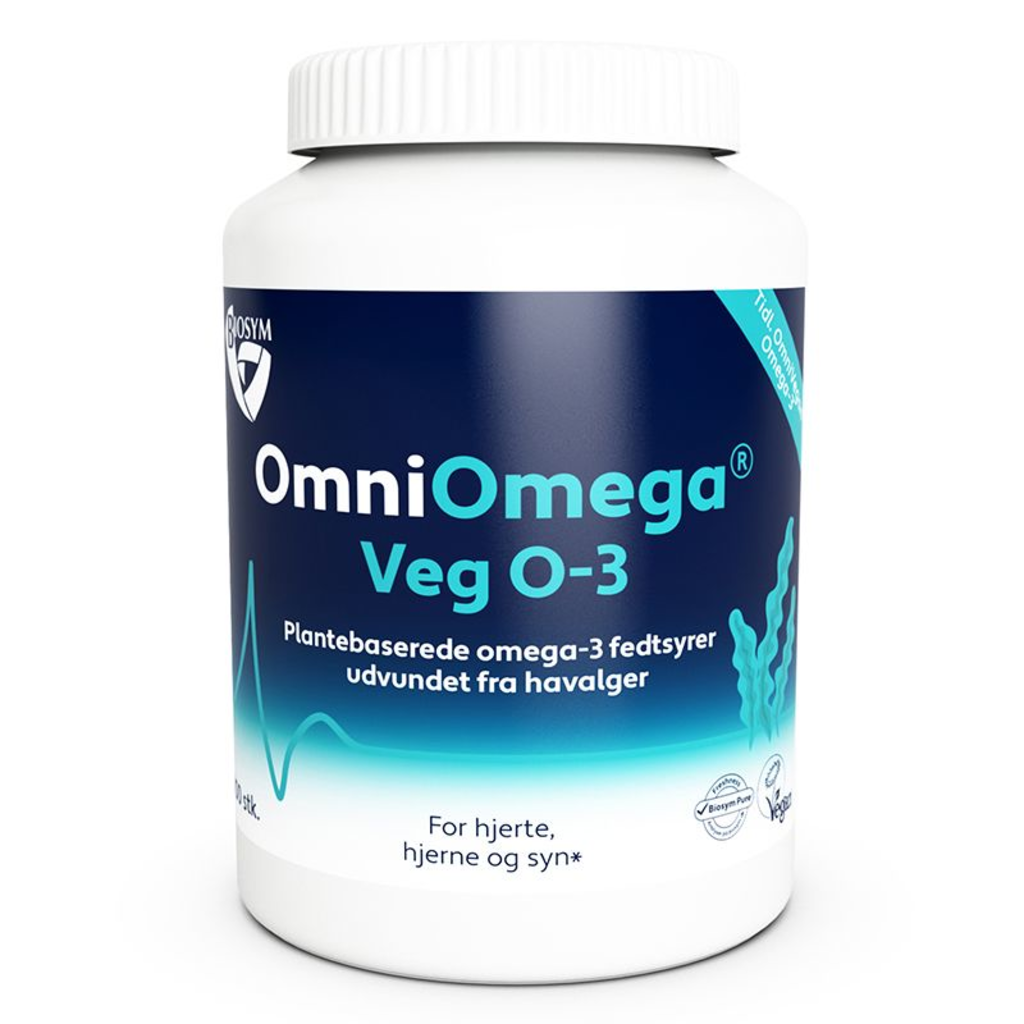 OmniOmega Veg O-3 100 kapsler (tidl. OmniVegan Omega)