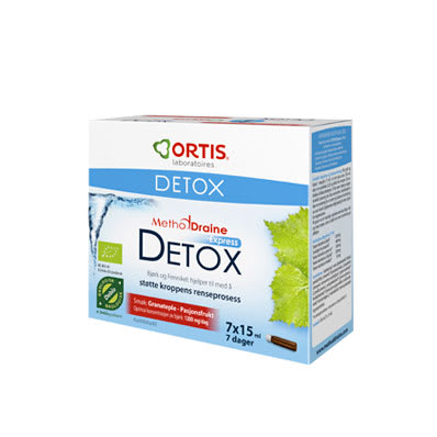 Methodraine Detox Express økologisk 7 x 15 ml Ampuller