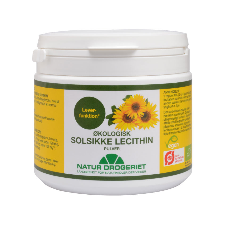 Lecithin, Solsikke, Økologisk 150g Pulver