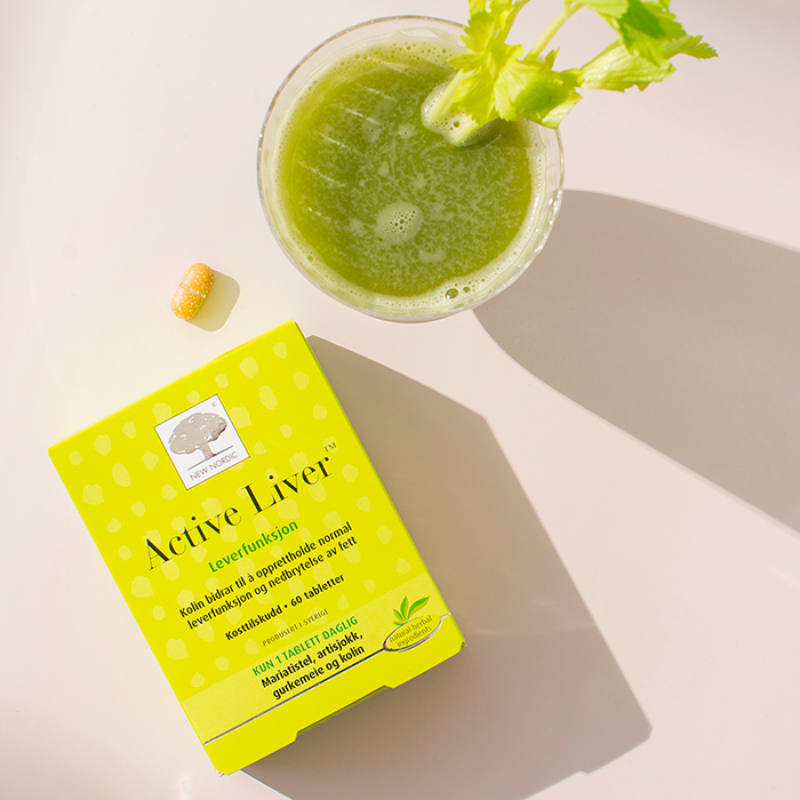 Active liver kosttilskudd med artisjokk og mariatistel