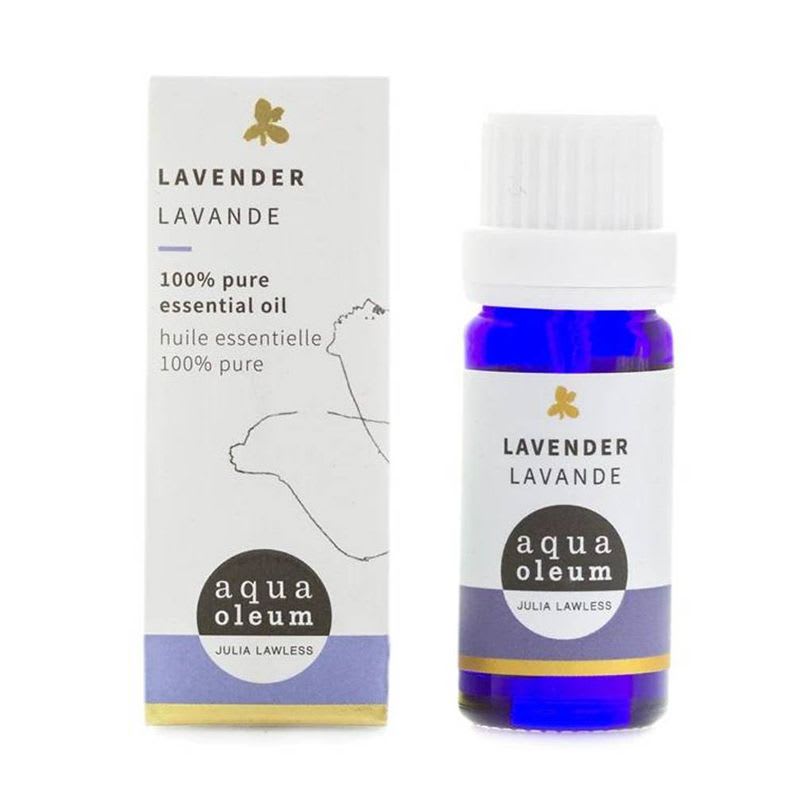Eterisk olje Lavendel i flaske fra Aqua oleum