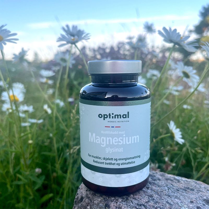 Optimal Nordic Nutrition Magnesium Glysinat 120 kapsler
