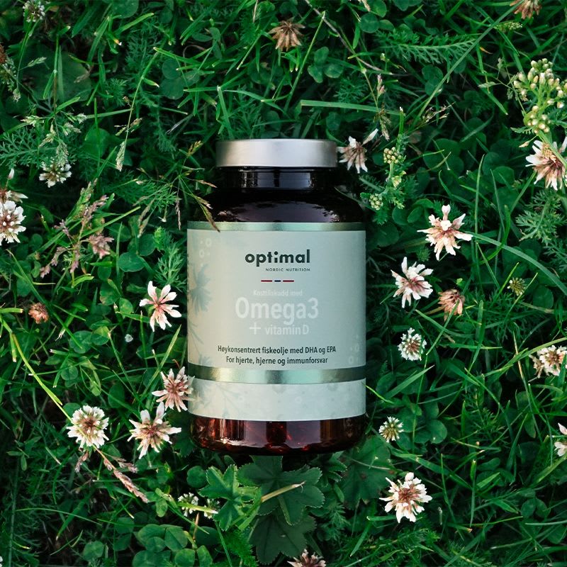 Omega 3 + Vitamin D 120 kapsler