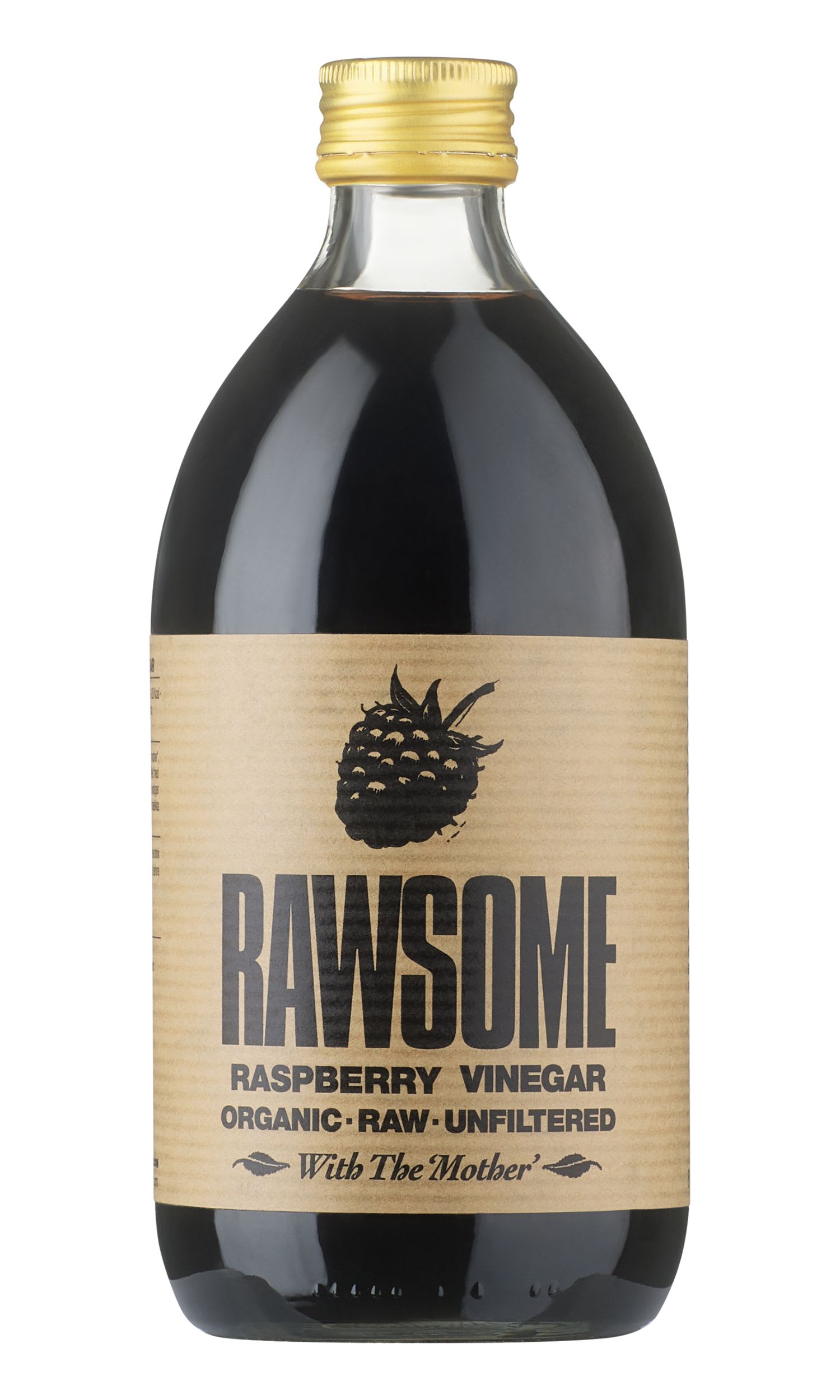 Rawsome Bringebæreddik med moder økologisk 500ml