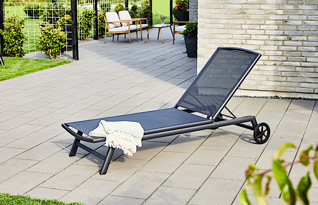 SOLSENG POSISJON SORT TEXTILENE