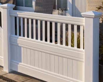 Gjerde vinyl Reine 197 x H 95 cm