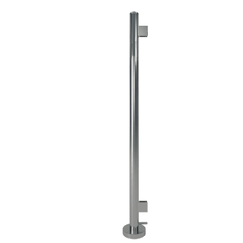 Endestolpe. Rund Ø42,4 mm Høyde 102