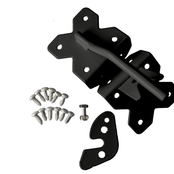 Hengsler med portlås for vinyl Sort(1)