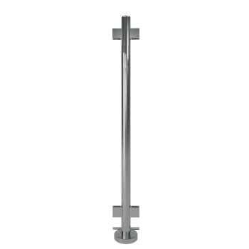 Midtstolpe Rund Ø42,4 mm Høyde 102 cm.