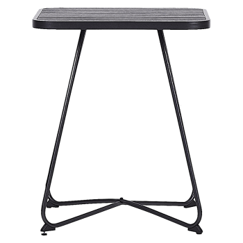CAFEBORD MET/ALU/POYWOOD 58X58X70CM SORT