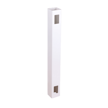 Stolpe for rekkverk ende.  10,2 x 10,2  x 105 cm.