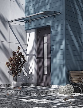 Entrétak Leo alu. 160 x 95 cm.