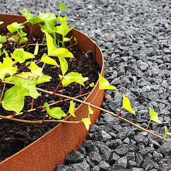 Bedkant  Corten H 18 cm  5 stk i pk