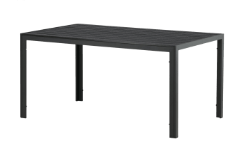 Hagebord Farsund 150x90 cm. Sort