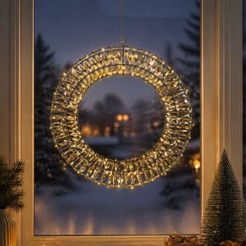 Krans Champagne 120led Ø:45cm (6)
