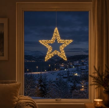 Stjerne Champagne 120 LED