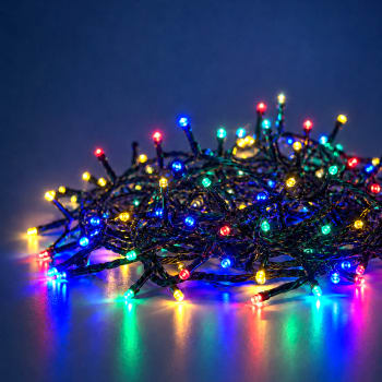 Lyskjede mulitfarget 160led (12)