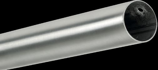 Håndrekke rustfritt tilpasset glassbredde 1120mm