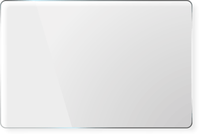 Sikkerhetsglass 520x840 mm. 8,76 mm