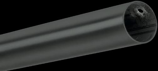 Håndrekke tilpasset 12 cm glass. Sort