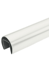 Håndrekke tilpasset 80 cm glass. Hvit