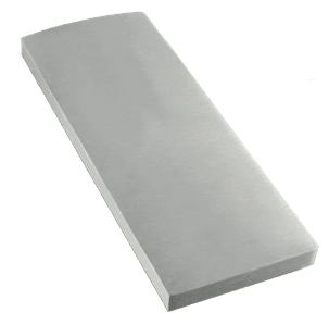 Endelokk for sidemontert aluminiumskinne høyre