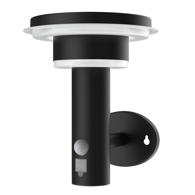 Solar vegglampe GENEVA, sort (8)