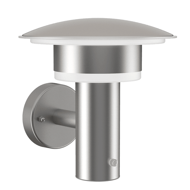 Vegglampe GENEVA, rustfritt stål (8)