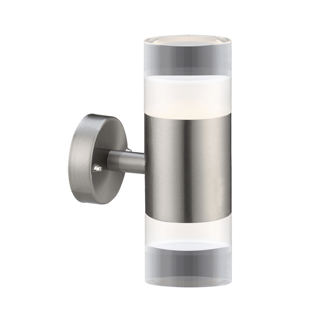 Vegglampe KUMA,  rustfritt stål (6)