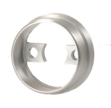 Veggfeste for rund håndløper eloksert