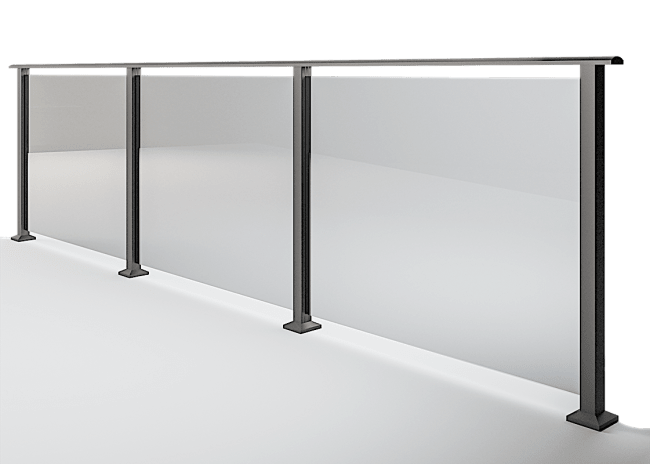 Sikkerhetsglass sotet 680 x 930 mm - 8,76 mm