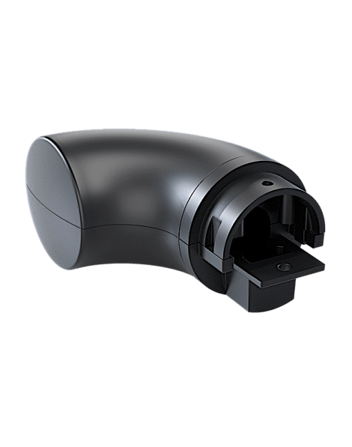 Ende håndløper channelgrip buet sort