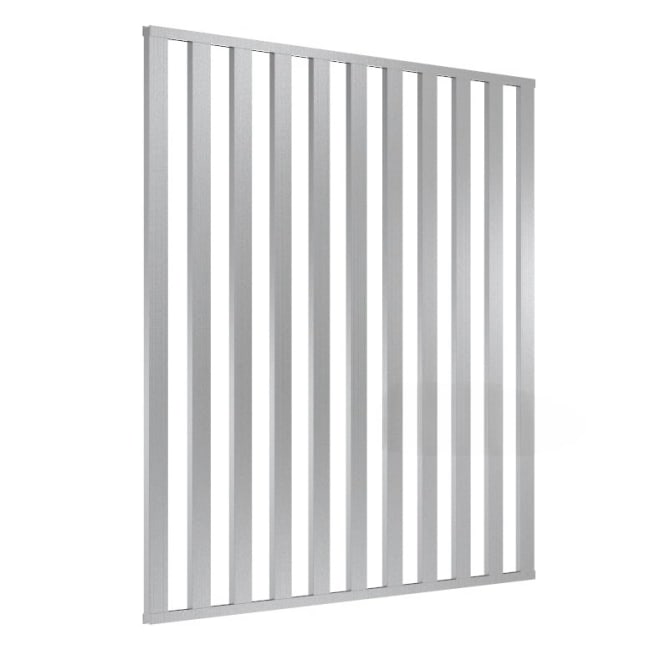 Spilerekkverk Horisont eloksert sølv 1075x965 mm