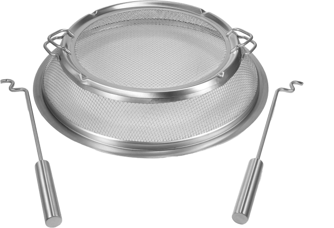 Gnistfanger med gnistfangerlokk