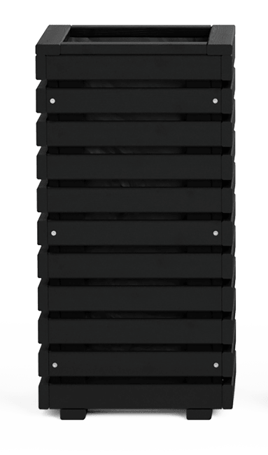 Plantekasse Horizont Sort  35x35xh70 cm