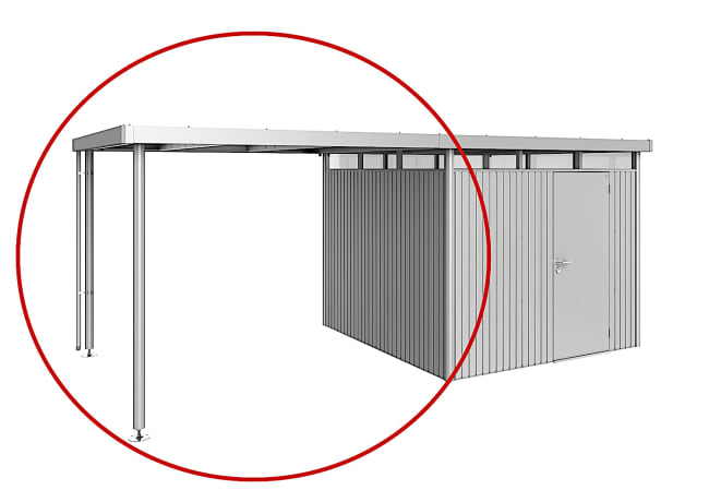 SIDETAK HIGHLINE H4 SØLV