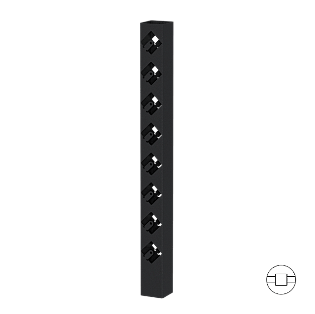 Midtstolpe Sort 77 cm