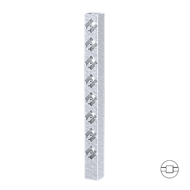 Midtstolpe Galvanisert 77 cm